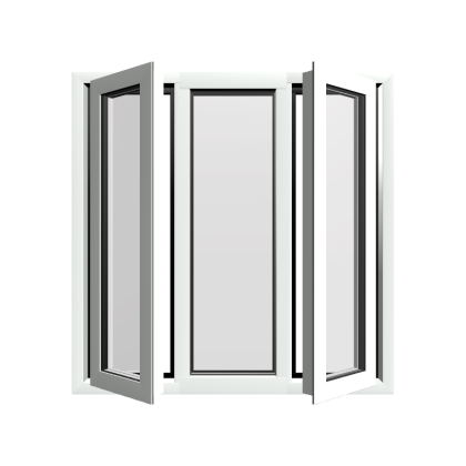 Style 42 White Aluminium Window