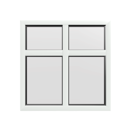 Style 19 White Aluminium Window