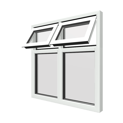 Style 21 White Aluminium Window