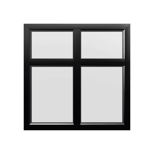 Style 18 Black Aluminium Window