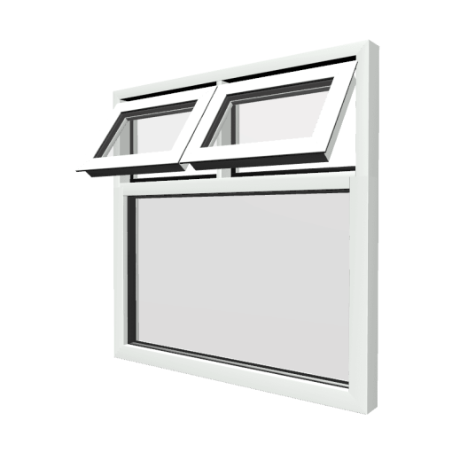 Style 20 White Aluminium Window