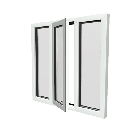 Style 41L White Aluminium Window