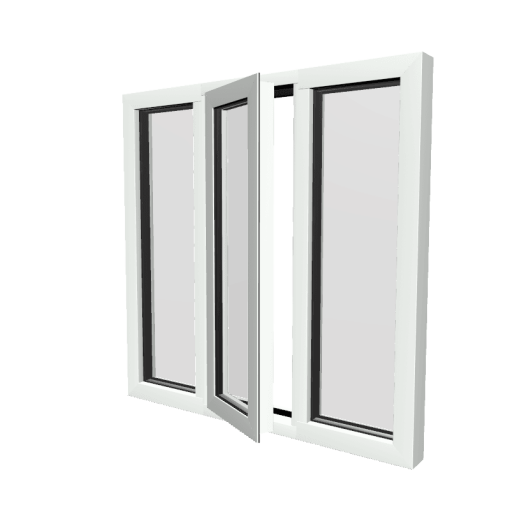 Style 41L White Aluminium Window