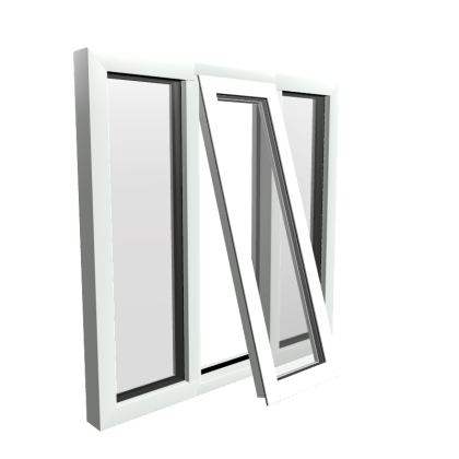 Style 41 White Aluminium Window