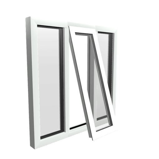 Style 41 White Aluminium Window