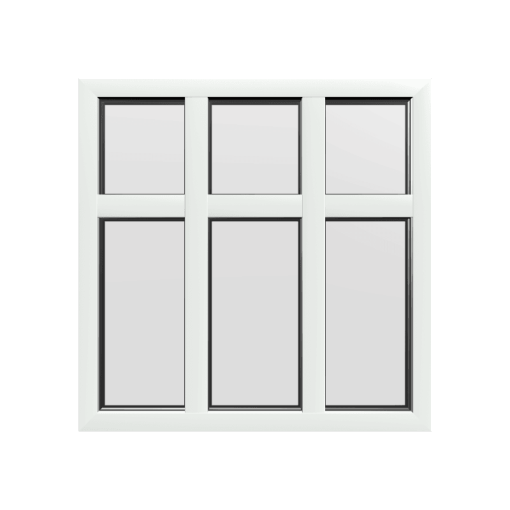 Style 56 White Aluminium Window