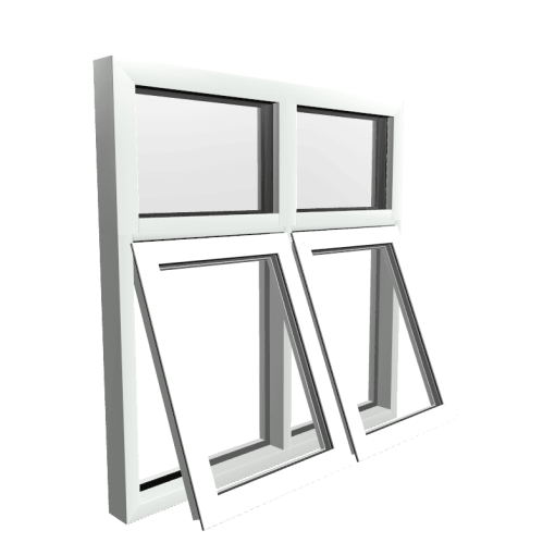 Style 31 White Aluminium Window