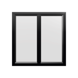 Style 32 Black Aluminium Window
