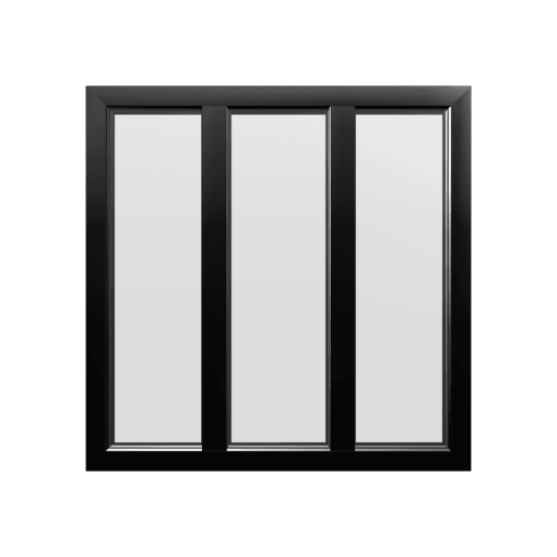 Style 35 Black Aluminium Window