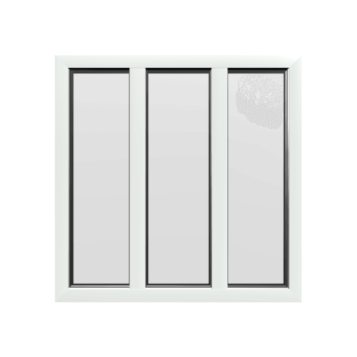 Style 35 White Aluminium Window
