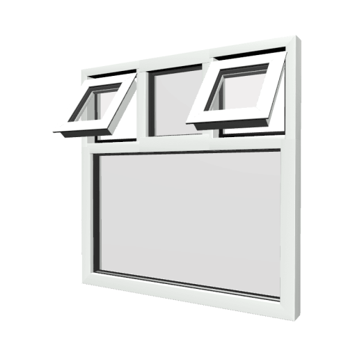 Style 49 White Aluminium Window