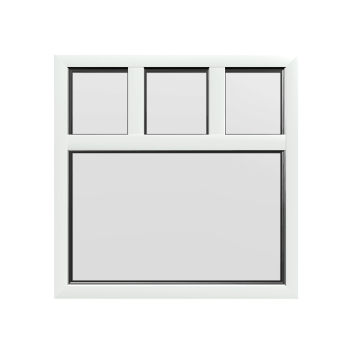 Style 36 White Aluminium Window