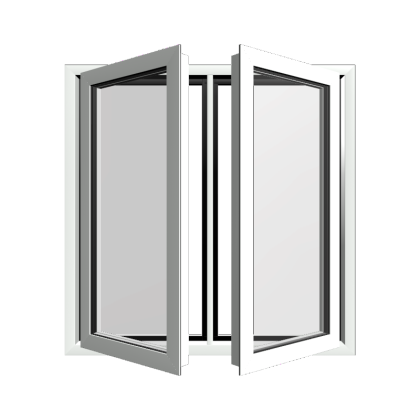 Style 15.2 White Aluminium Window