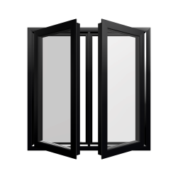 Style 15.2 Black Aluminium Window