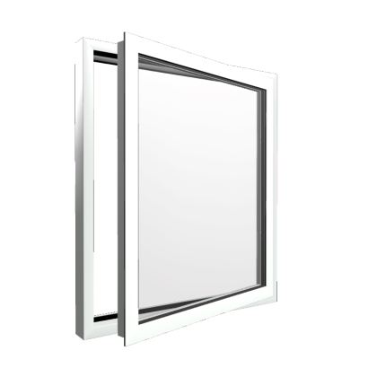 Style 4 White Aluminium Window
