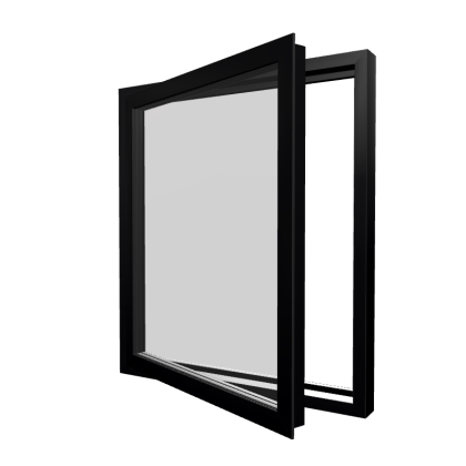 Style 3 Black Aluminium Window