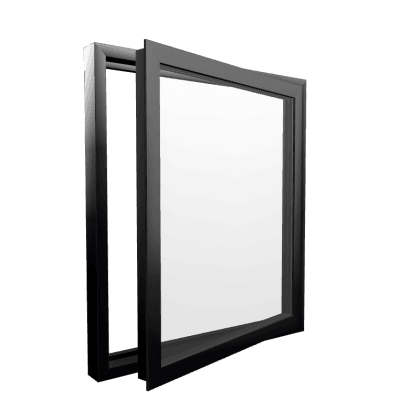 Style 4 Black Aluminium Window