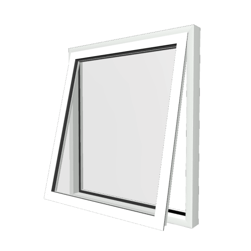 Style 2 White Aluminium Window