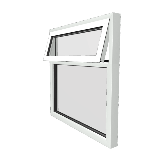 Style 6 White Aluminium Window