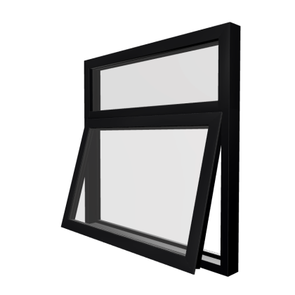 Style 7 Black Aluminium Window