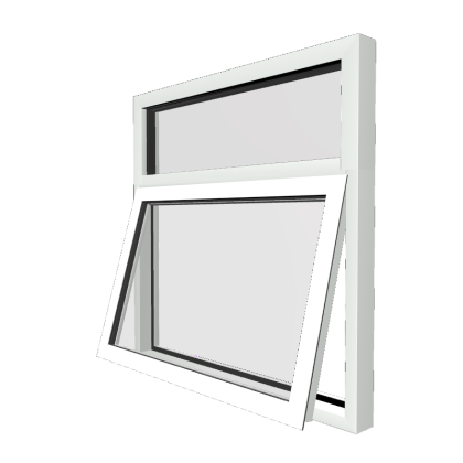 Style 7 White Aluminium Window