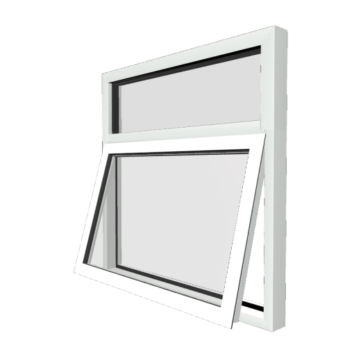 Style 7 White Aluminium Window
