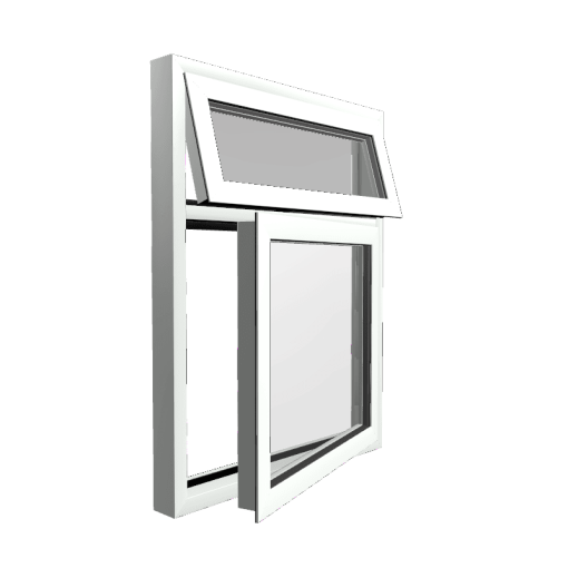 Style 12 White Aluminium Window