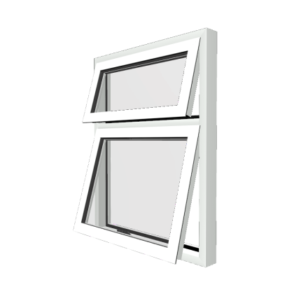 Style 8 White Aluminium Window