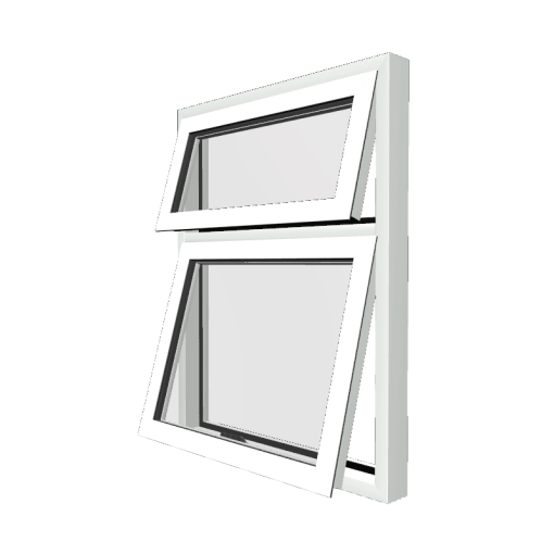 Style 8 White Aluminium Window