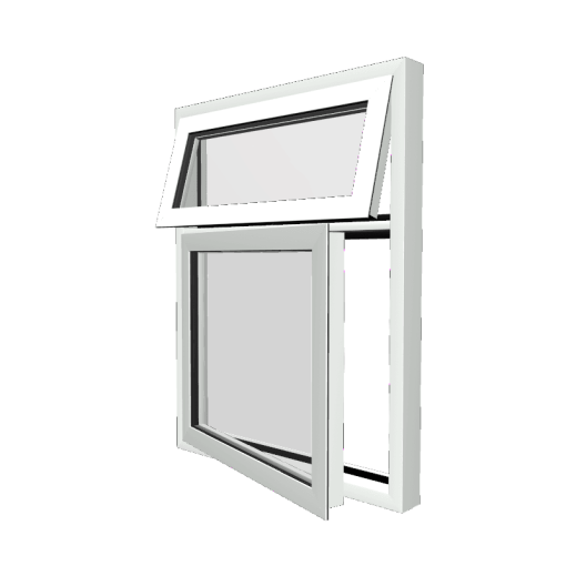 Style 11 White Aluminium Window