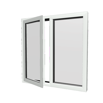 Style 16 White Aluminium Window