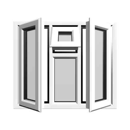 Casement 47 White uPVC Window