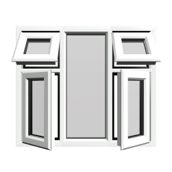 Casement 53 White uPVC Window