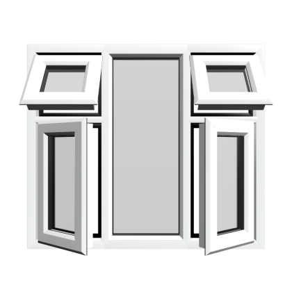 Casement 53 White uPVC Window