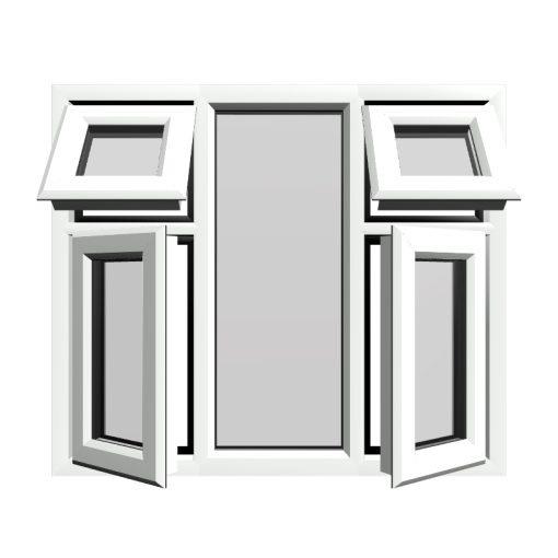 Casement 53 White uPVC Window