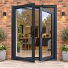 Aluminium French Door fitted to the back of a house