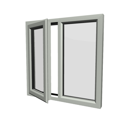 uPVC Window Agate Grey