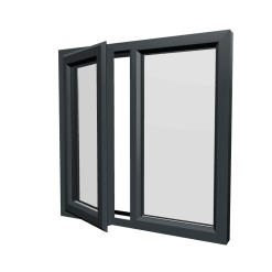 uPVC Window Anthracite Grey