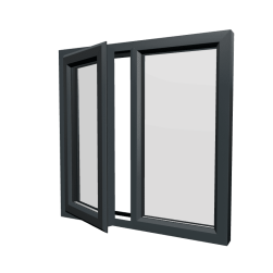 uPVC Window Anthracite Grey