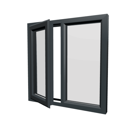 uPVC Window Anthracite Grey