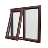 uPVC Window Rosewood Woodgrain