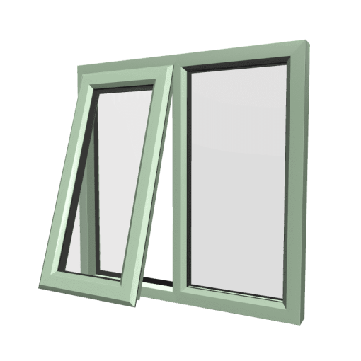 uPVC Window Chartwell Green