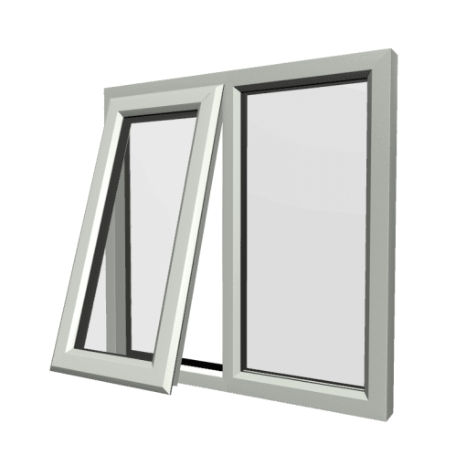 uPVC Window Agate Grey