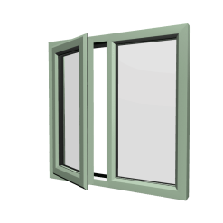 uPVC Window Chartwell Green
