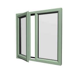 uPVC Window Chartwell Green