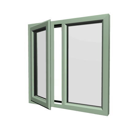 uPVC Window Chartwell Green