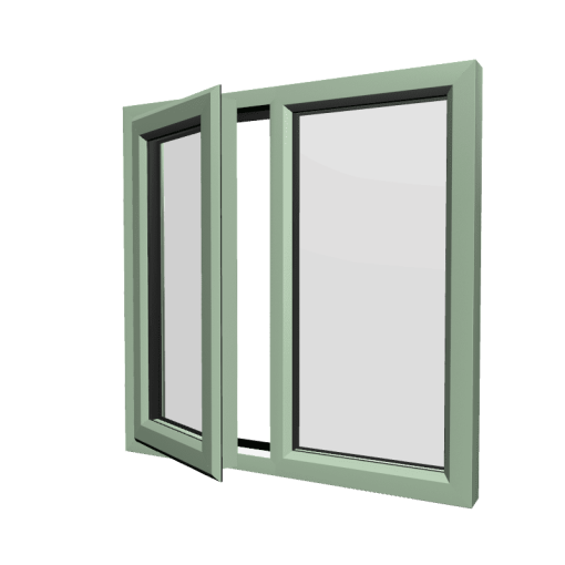 uPVC Window Chartwell Green