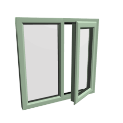 uPVC Window Chartwell Green