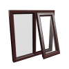 uPVC Window Rosewood Woodgrain