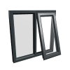 uPVC Window Anthracite Grey
